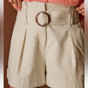 Sezane Rome Shorts Ecru 38